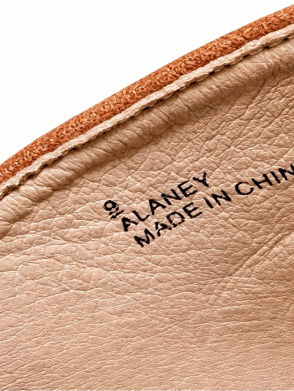 Catherine Malandrino Alaney Cognac Leather D’Orsay Flats Size 9